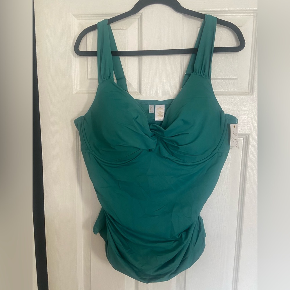 Anne Cole Twist Front Tankini Swimsuit Top